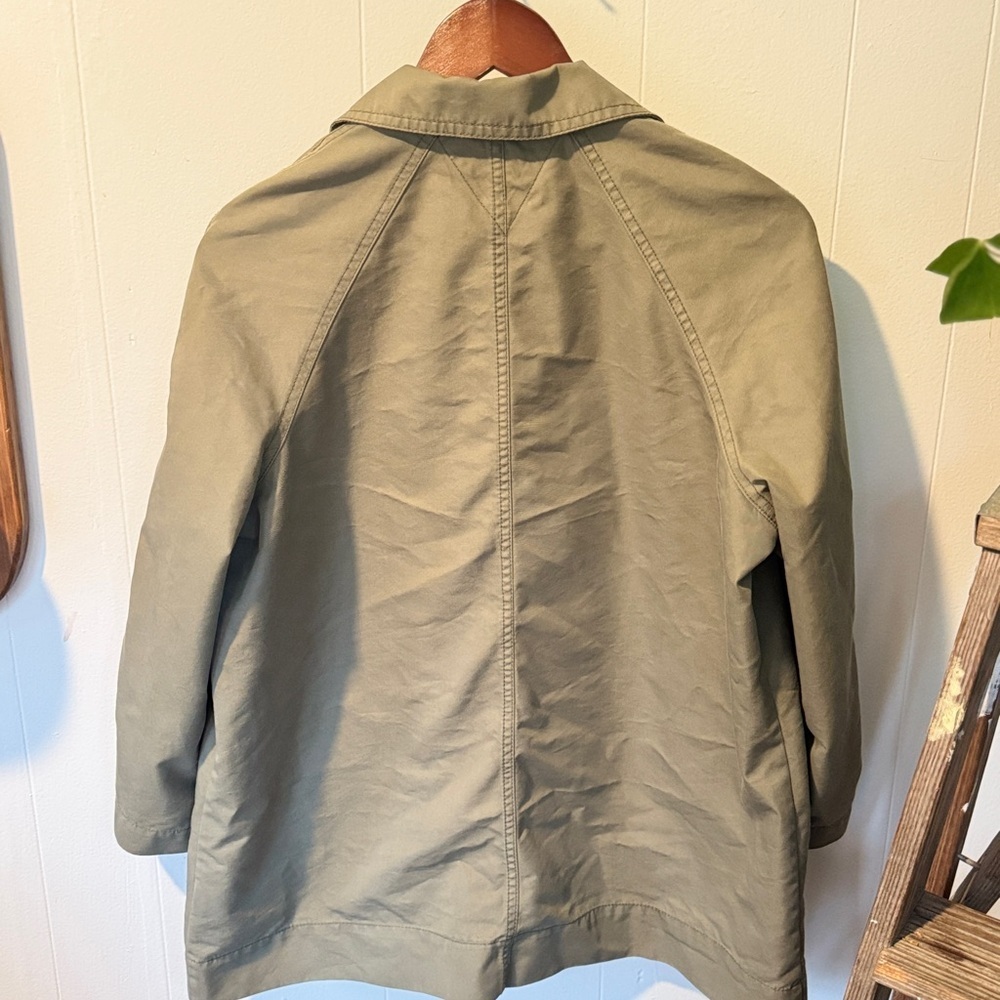 π²Tommy Hilfiger Women's Olive Green Utility Coat - Picture 9 of 12